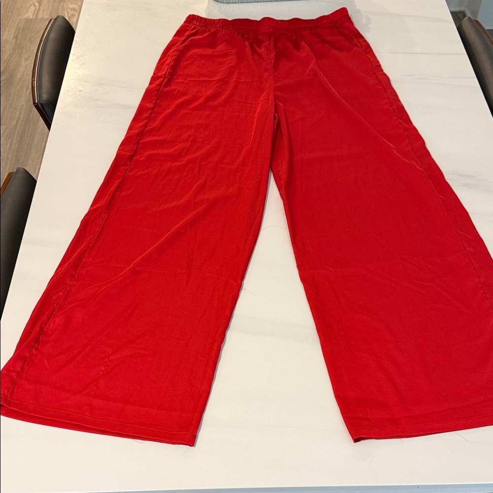 Daisy Vibrant Red Kids Casual Bottoms